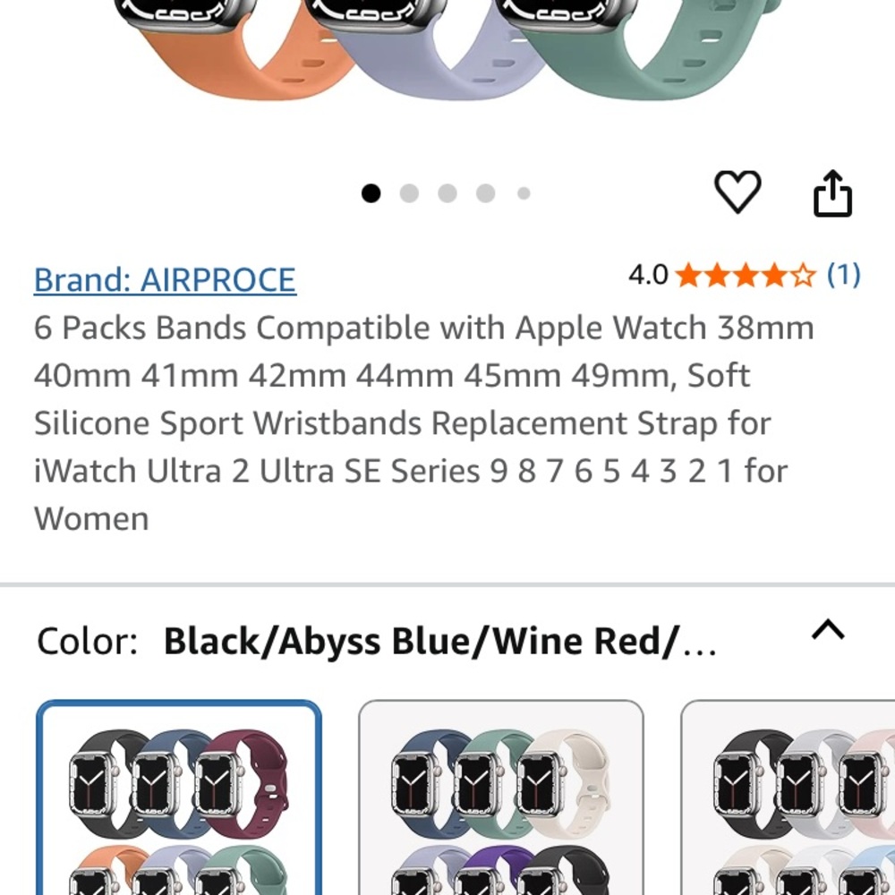 Smartwatch Bands - Multi-Color Pack - Picture 3 of 3